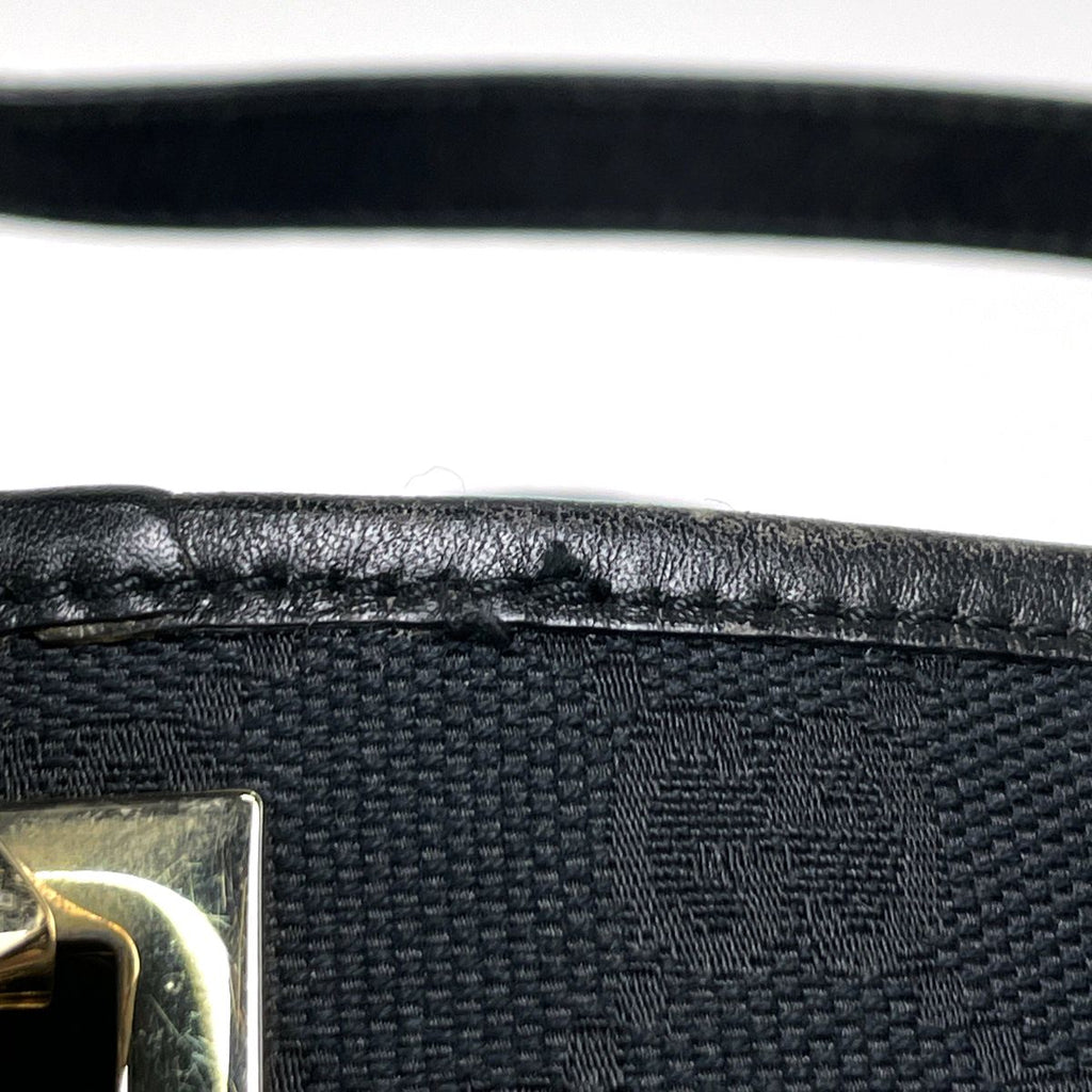 Gucci GG Pattern Tote Canvas Black — view 5