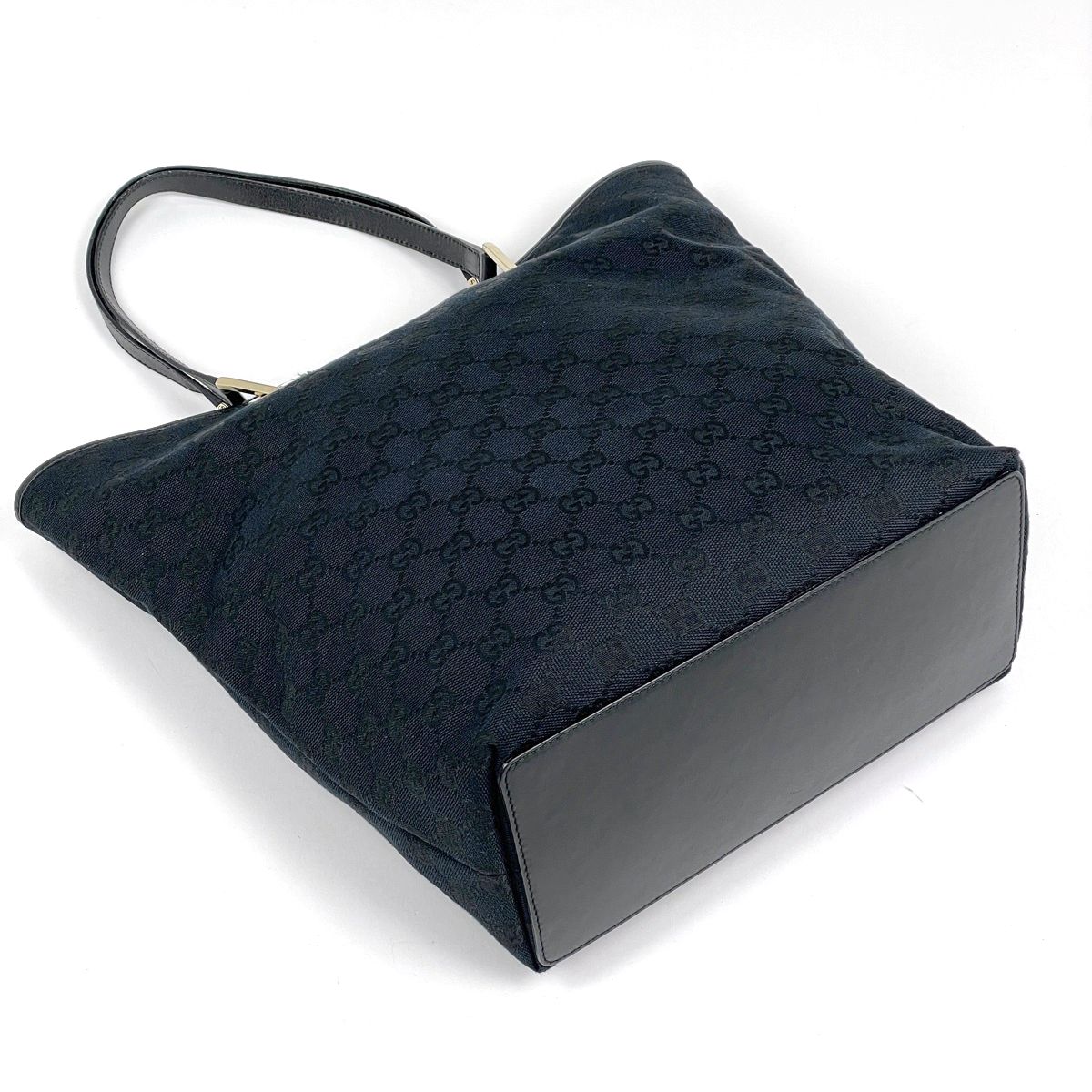 Gucci GG Pattern Tote Canvas Black — view 2