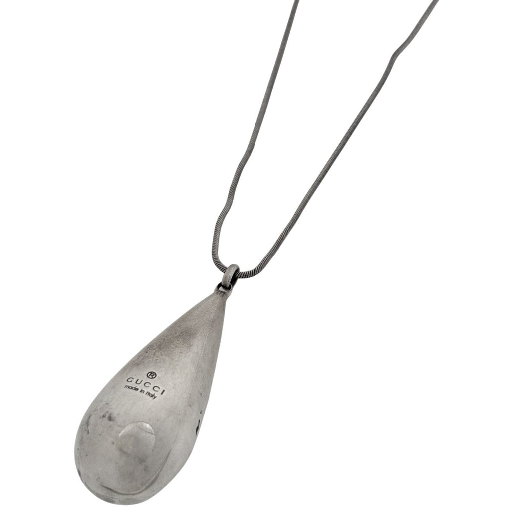 Gucci Teardrop Necklace 925 Sterling Silver