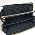 Louis Vuitton Zippy Wallet Zip Around Monogram Empreinte Noir — view 5