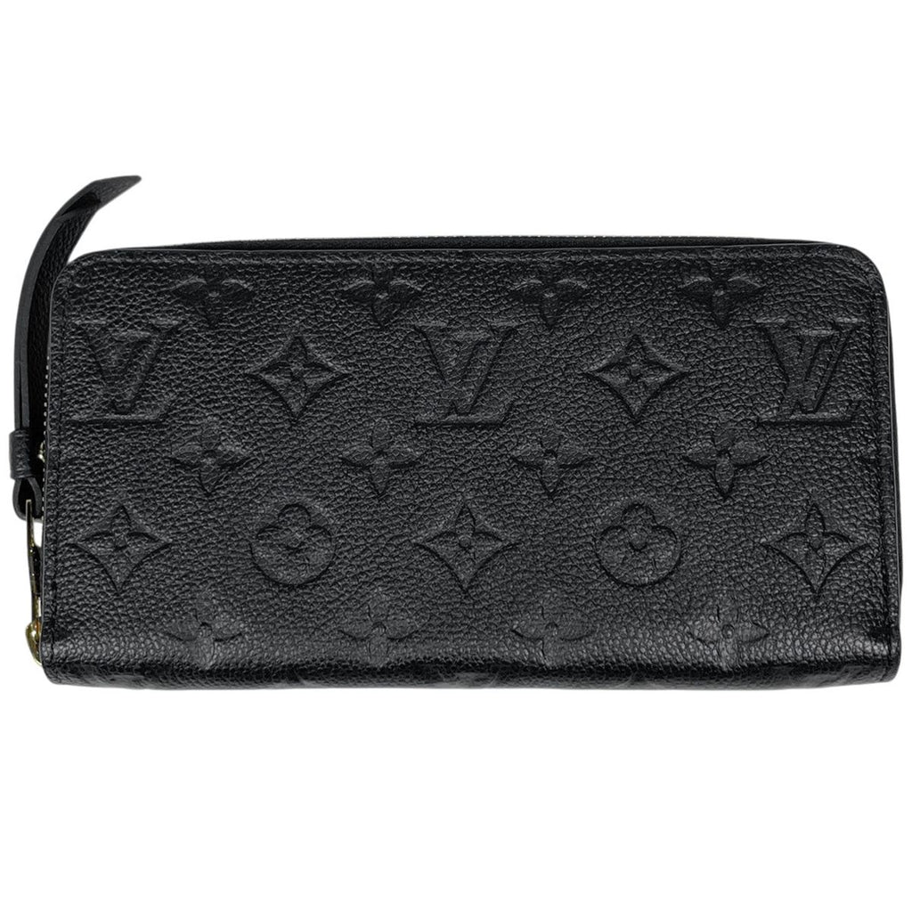 Louis Vuitton Zippy Wallet Zip Around Monogram Empreinte Noir
