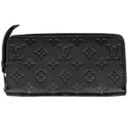 Louis Vuitton Zippy Wallet Zip Around Monogram Empreinte Noir