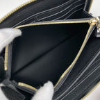 Louis Vuitton Zippy Wallet Zip Around Monogram Empreinte Noir — view 6