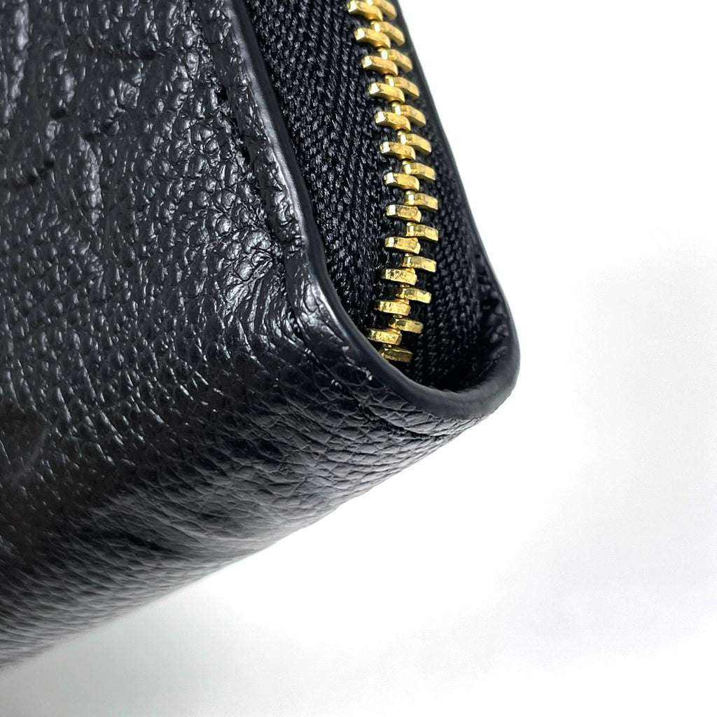 Louis Vuitton Zippy Wallet Zip Around Monogram Empreinte Noir — view 3