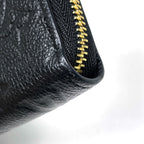 Louis Vuitton Zippy Wallet Zip Around Monogram Empreinte Noir — view 3