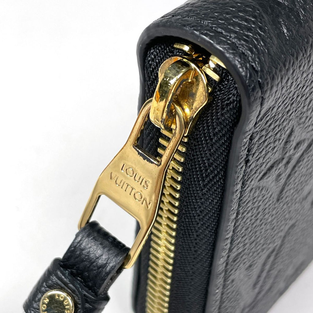 Louis Vuitton Zippy Wallet Zip Around Monogram Empreinte Noir — view 4