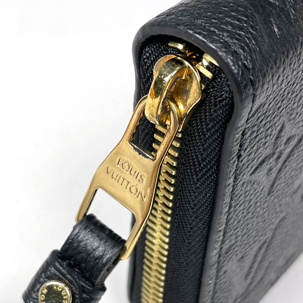 Louis Vuitton Zippy Wallet Zip Around Monogram Empreinte Noir — view 4