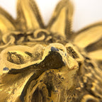 Chanel Lion Motif Fu Brooch CC Logo Gold Plated — view 3