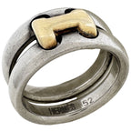Hermes Olympe Ring Metal Silver Gold