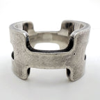 Hermes Motif Ring 925 Sterling Silver — view 2