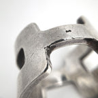 Hermes Motif Ring 925 Sterling Silver — view 5