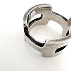 Hermes Motif Ring 925 Sterling Silver — view 6