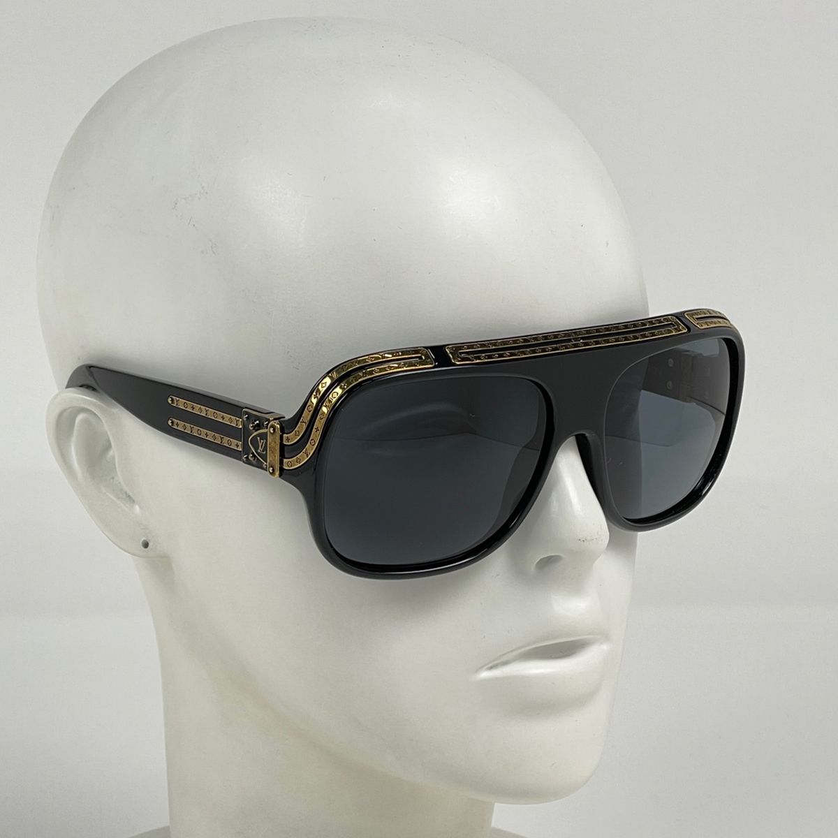 Louis Vuitton Millionaire Sunglasses Eyewear Acetate Black — view 4