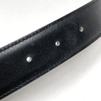 Hermes Cadena Buckle Reversible Belt Box Calf Courchevel Black Brown — view 5