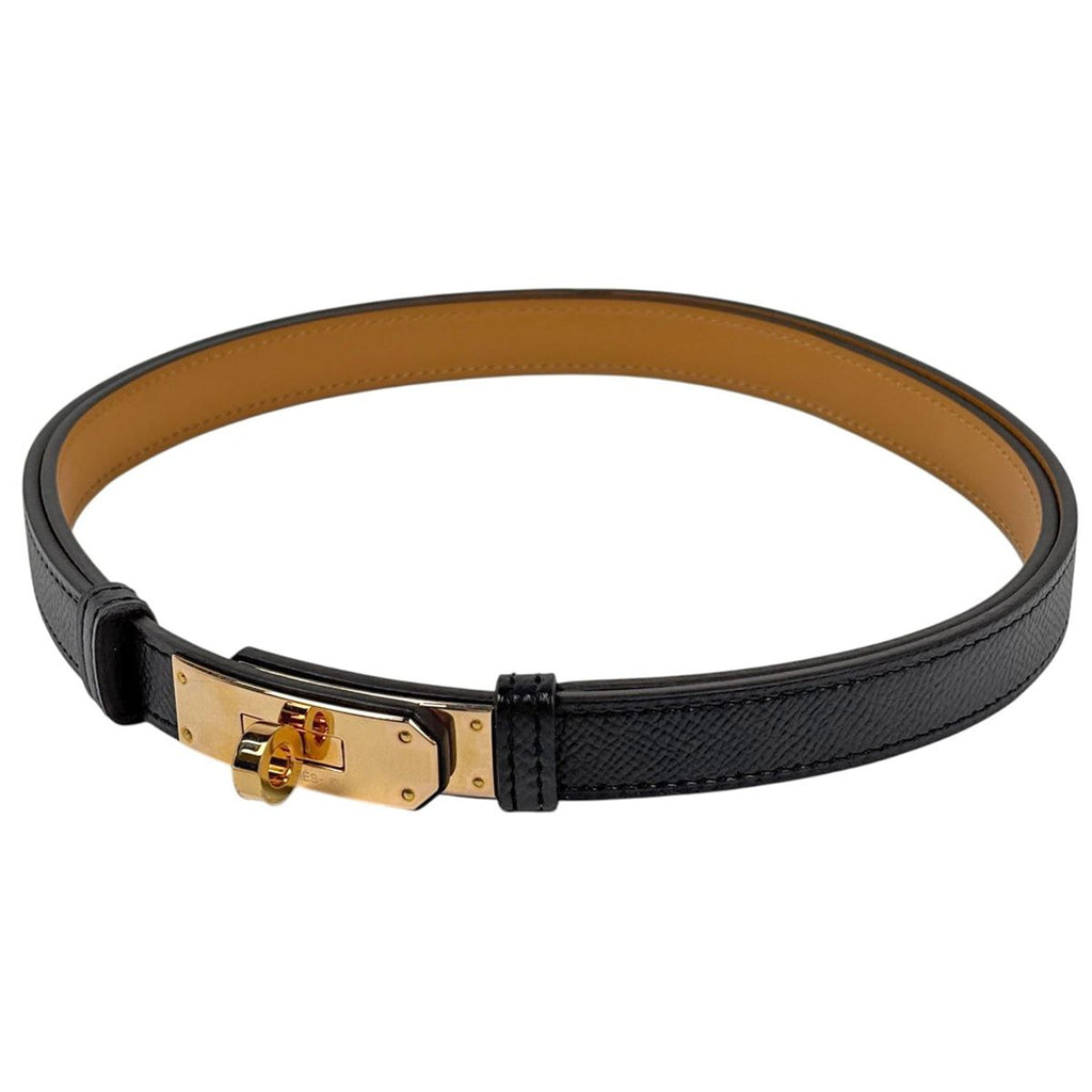 Hermes Kelly Belt Veau Epsom Noir