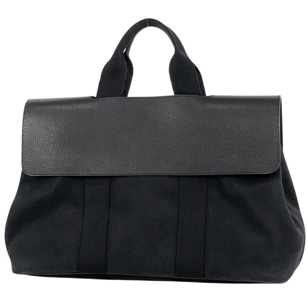 Hermes Valparaiso MM Tote Toilet Blanc Black