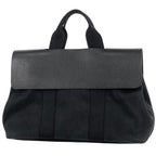 Hermes Valparaiso MM Tote Toilet Blanc Black