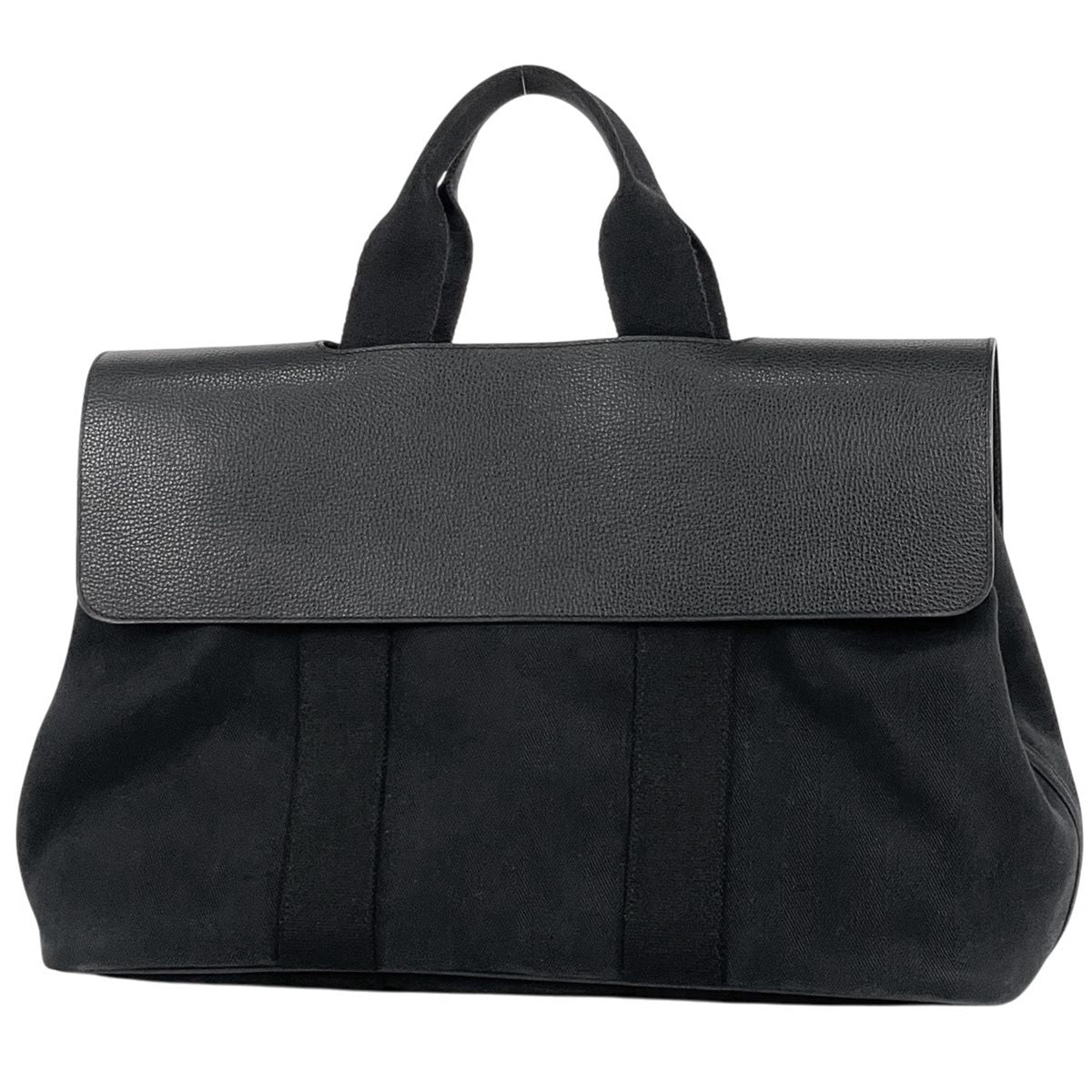 Hermes Valparaiso MM Tote Toilet Blanc Black
