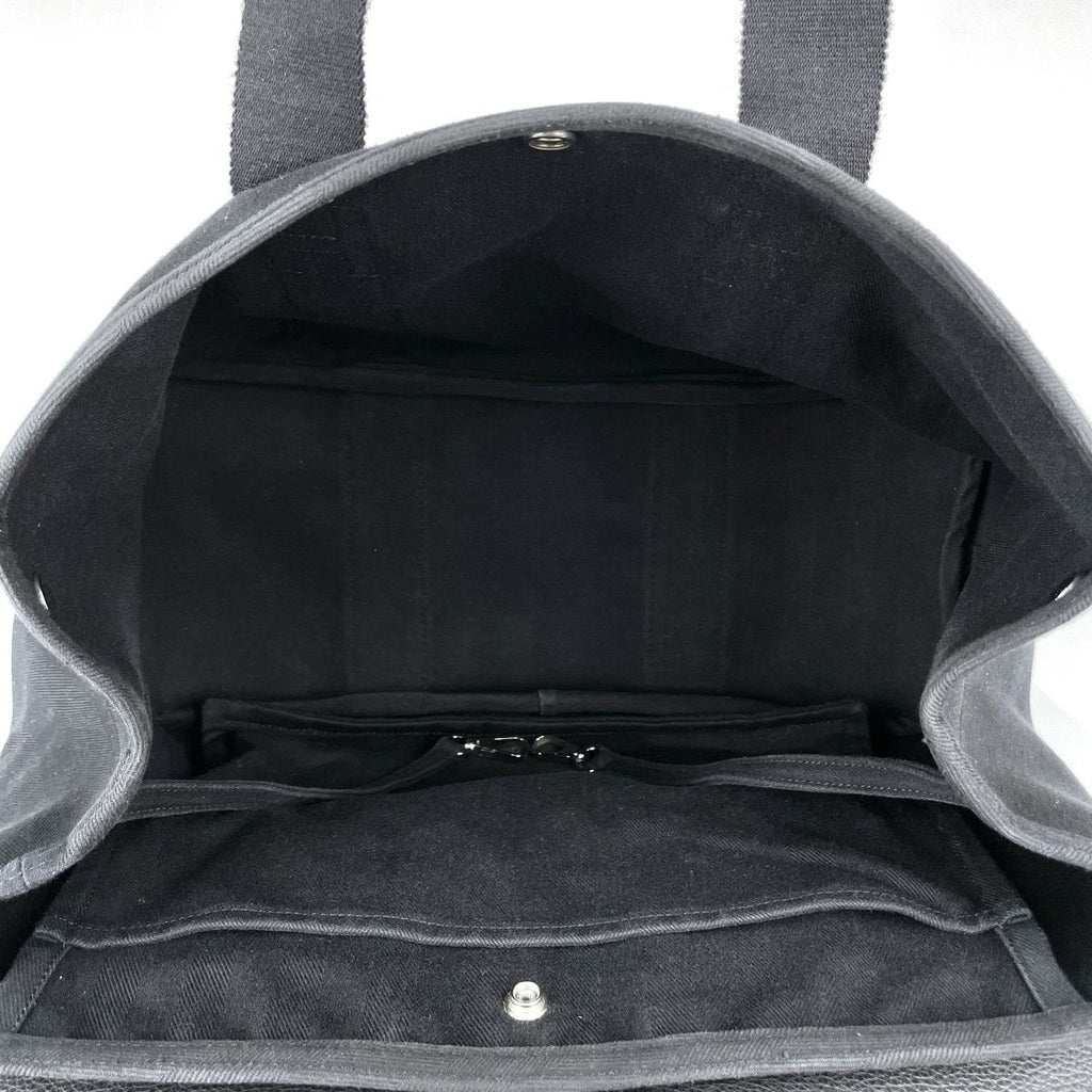 Hermes Valparaiso MM Tote Toilet Blanc Black — view 8