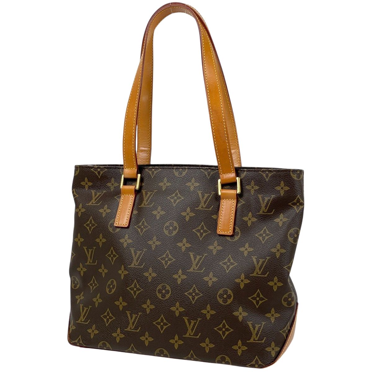Louis Vuitton Cabas Piano Shoulder Bag Tote Monogram Brown