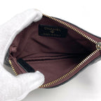 Chanel CC Logo Pouch Quilted Caviar Leather Black — view 6