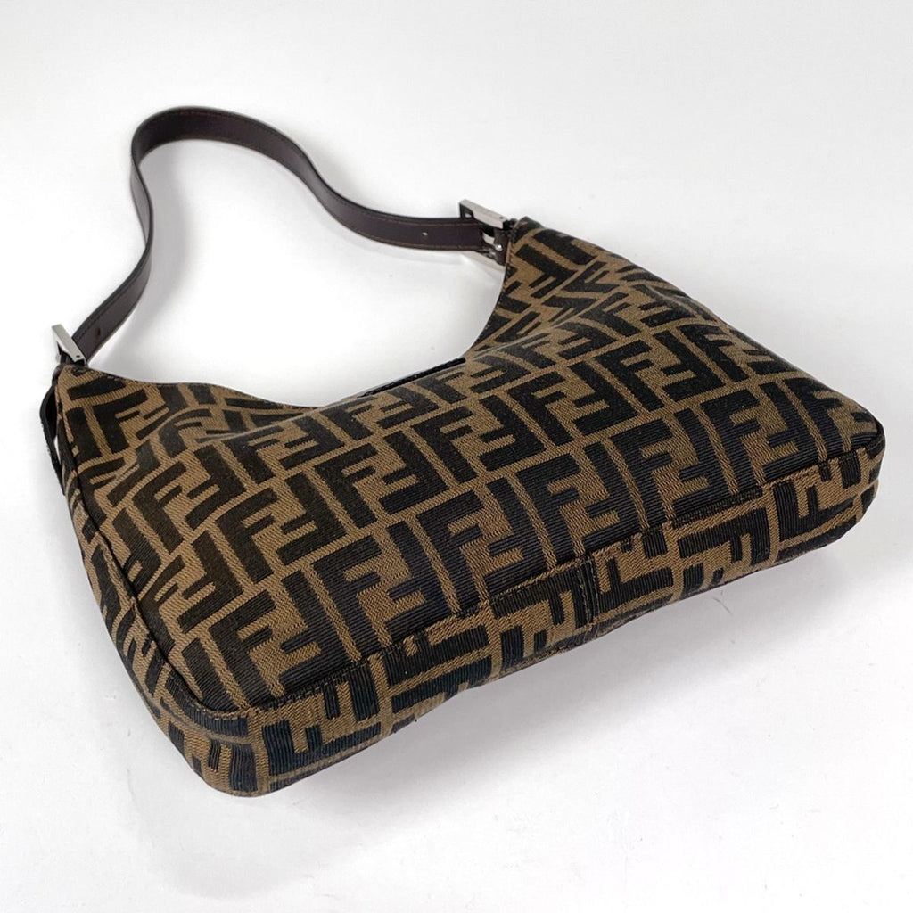 Fendi Zucca Pattern Shoulder Bag Canvas Brown — view 2