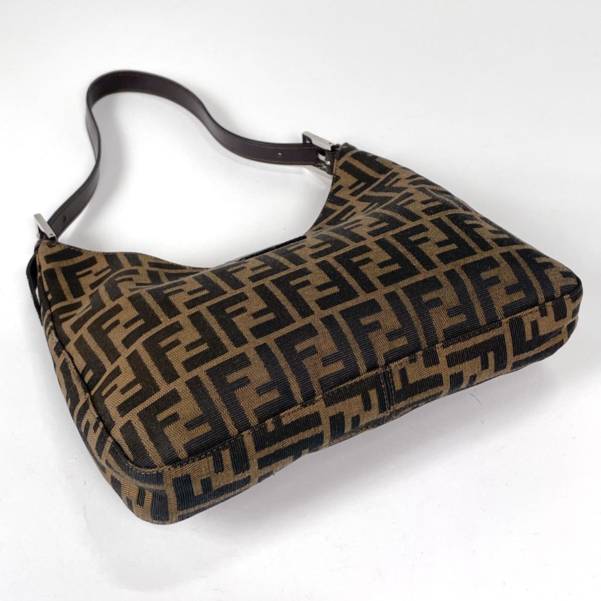 Fendi Zucca Pattern Shoulder Bag Canvas Brown — view 2