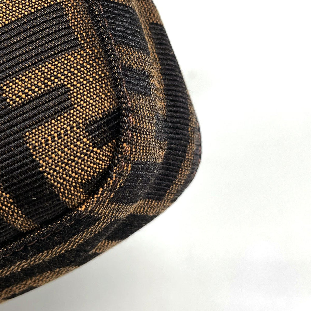Fendi Zucca Pattern Shoulder Bag Canvas Brown — view 3