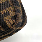 Fendi Zucca Pattern Shoulder Bag Canvas Brown — view 3