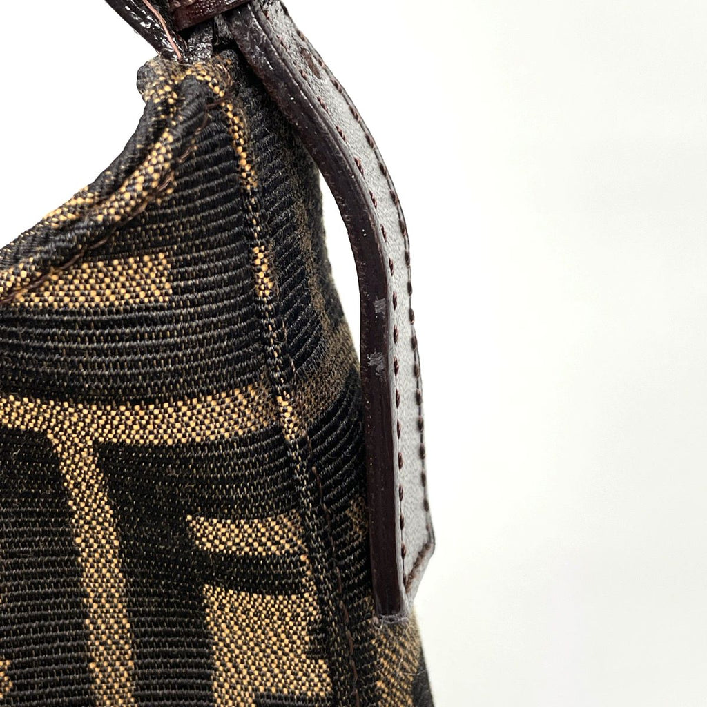 Fendi Zucca Pattern Shoulder Bag Canvas Brown — view 5