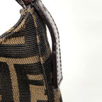 Fendi Zucca Pattern Shoulder Bag Canvas Brown — view 5