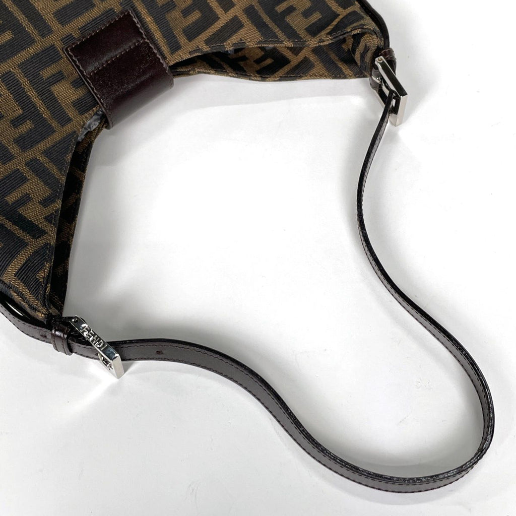 Fendi Zucca Pattern Shoulder Bag Canvas Brown — view 6