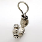 Chanel Logo Earrings 925 Sterling Silver — view 3