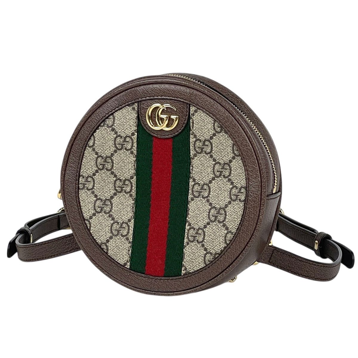 Gucci Ophidia GG Backpack Sherry Line Mini Brown