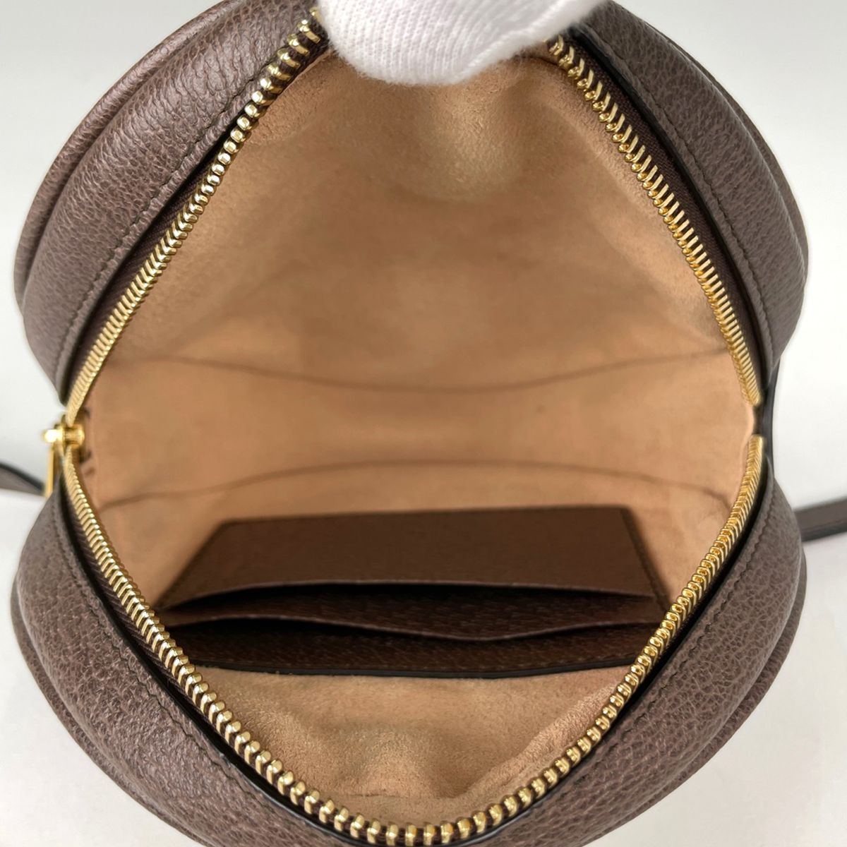 Gucci Ophidia GG Backpack Sherry Line Mini Brown — view 6