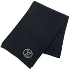 Louis Vuitton Logo Scarf LV Wool Noir
