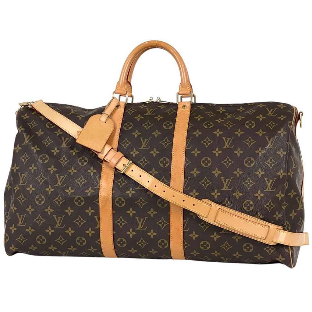 Louis Vuitton Keepall Bandouliere 55 2-Way Boston Bag Monogram Brown