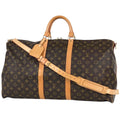 Louis Vuitton Keepall Bandouliere 55 2-Way Boston Bag Monogram Brown