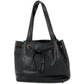 Chanel CC Logo Shoulder Bag Caviar Leather Black