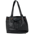 Chanel CC Logo Shoulder Bag Caviar Leather Black