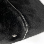 Chanel CC Logo Chain Tote Calf Hair Black — view 4