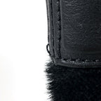 Chanel CC Logo Chain Tote Calf Hair Black — view 6