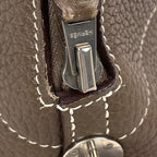 Hermes Bolide 31 2-Way Handbag Taurillon Clemence Etoupe — view 4