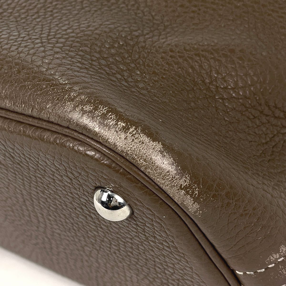 Hermes Bolide 31 2-Way Handbag Taurillon Clemence Etoupe — view 3
