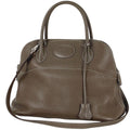 Hermes Bolide 31 2-Way Handbag Taurillon Clemence Etoupe