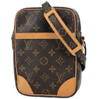 Louis Vuitton Danube Crossbody Shoulder Bag Monogram Brown