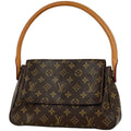 Louis Vuitton Mini Looping Shoulder Bag Monogram Brown