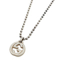 Gucci Interlocking Necklace Ball Chain 925 Sterling Silver