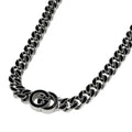 Gucci Interlocking Chain Necklace Metal Silver