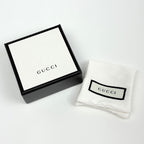 Gucci Logo Earrings Heart Motif 925 Sterling Silver — view 5